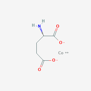 molecular formula C5H7CoNO4 B1671658 Glutamate cobalt CAS No. 15322-24-4