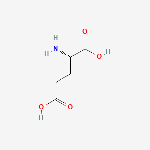 molecular formula C5H9NO4 B1671659 谷氨酸 CAS No. 56-86-0