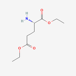 molecular formula C9H17NO4 B1671660 Glutamic acid diethyl ester CAS No. 16450-41-2