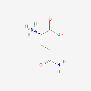 molecular formula C5H10N2O3 B1671663 谷氨酰胺 CAS No. 56-85-9