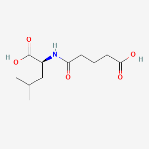 molecular formula C11H19NO5 B1671669 Glutarylleucine CAS No. 124397-74-6