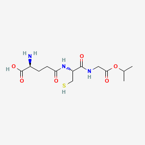 molecular formula C13H23N3O6S B1671673 Glutathione monoisopropyl ester CAS No. 97451-46-2