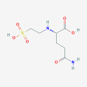 molecular formula C7H14N2O6S B1671674 Glutaurine CAS No. 56488-60-9