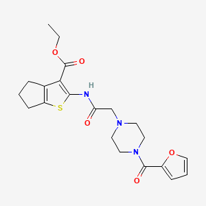 molecular formula C21H25N3O5S B1671677 GLX351322 