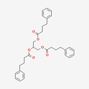 molecular formula C33H38O6 B1671681 Glycerol Phenylbutyrate CAS No. 611168-24-2