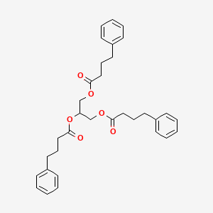 molecular formula C33H38O6 B1671681 苯丁酸甘油酯 CAS No. 611168-24-2