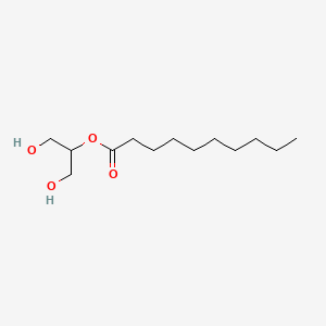 molecular formula C13H26O4 B1671682 Glyceryl 2-caprate CAS No. 3376-48-5