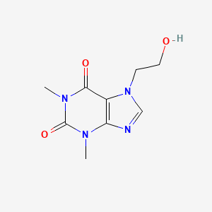 molecular formula C9H12N4O3 B1671713 Etofylline CAS No. 519-37-9