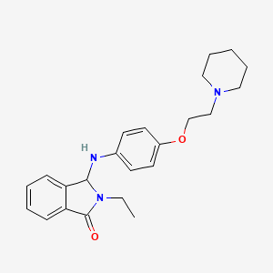 molecular formula C23H29N3O2 B1671715 Etomidoline CAS No. 21590-92-1