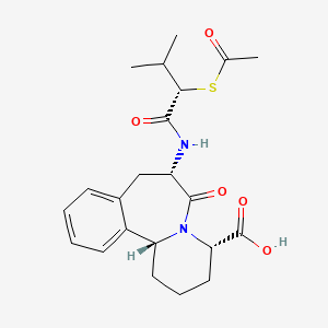 molecular formula C22H28N2O5S B1671718 Ilepatril CAS No. 473289-62-2