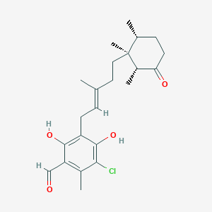 molecular formula C23H31ClO4 B1671721 Ilicicolin C CAS No. 22562-67-0