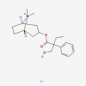 molecular formula C20H30INO3 B1671723 Ilmetropium iodide CAS No. 129109-88-2