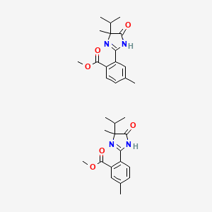 molecular formula C32H40N4O6 B1671736 Imazamethabenz CAS No. 81405-85-8