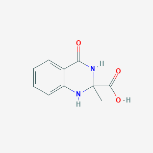 molecular formula C10H10N2O3 B167174 2-Methyl-4-oxo-1,2,3,4-tetrahydroquinazoline-2-carboxylic acid CAS No. 129768-69-0