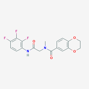 molecular formula C18H15F3N2O4 B1671743 IMB-808 CAS No. 870768-70-0