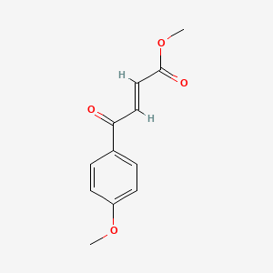 molecular formula C12H12O4 B1671744 Methyl 4-(4-methoxyphenyl)-4-oxobut-2-enoate CAS No. 17615-10-0
