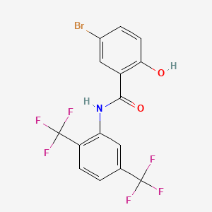molecular formula C15H8BrF6NO2 B1671748 IMD-0560 CAS No. 439144-66-8