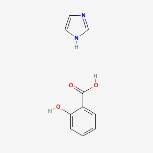 molecular formula C10H10N2O3 B1671754 Imidazole Salicylate CAS No. 36364-49-5