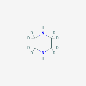 molecular formula C4H10N2 B167176 哌嗪-2,2,3,3,5,5,6,6-D8 CAS No. 134628-42-5