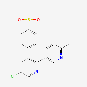 molecular formula C18H15ClN2O2S B1671761 Etoricoxib CAS No. 202409-33-4
