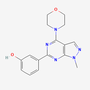 3-(4-Morpholino-1-methyl-1H-pyrazolo[3,4-d]pyrimidine-6-yl)phenol