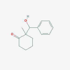 molecular formula C14H18O2 B167178 2-(Hydroxy(phenyl)methyl)-2-methylcyclohexanone CAS No. 132646-01-6