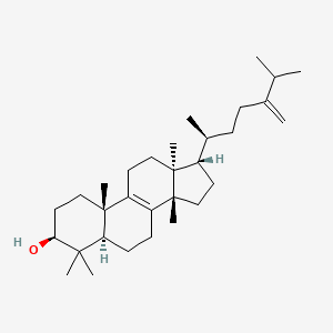 molecular formula C31H52O B1671785 24-Methylidenelanost-8-en-3-ol CAS No. 566-14-3