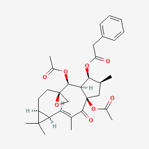 molecular formula C32H40O8 B1671786 Euphorbiasteroid 