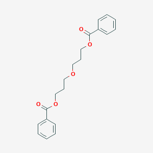 molecular formula C20H22O5 B167179 3,3'-Oxybis(1-propanol) dibenzoate CAS No. 94-51-9