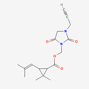 molecular formula C17H22N2O4 B1671793 Imiprothrin CAS No. 72963-72-5