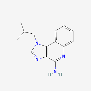 molecular formula C14H16N4 B1671794 依米奎莫德 CAS No. 99011-02-6