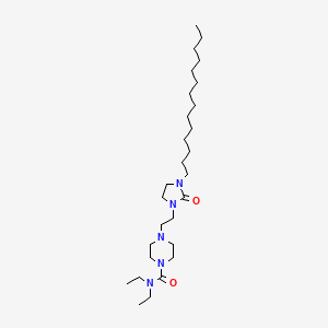 molecular formula C28H55N5O2 B1671800 Impacarzine CAS No. 41340-39-0