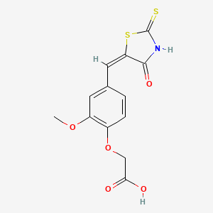 molecular formula C13H11NO5S2 B1671806 IMR-1A CAS No. 331862-41-0