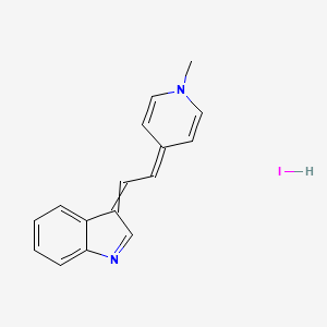 molecular formula C16H15IN2 B1671811 2E-3-F16 CAS No. 36098-33-6