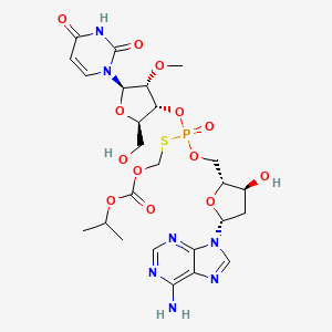 molecular formula C25H34N7O13PS B1671814 Inarigivir Soproxil CAS No. 942123-43-5