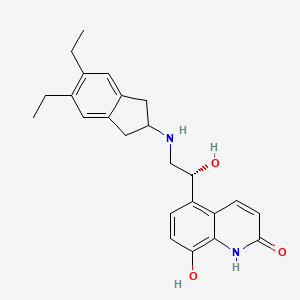 molecular formula C24H28N2O3 B1671819 Indacaterol CAS No. 312753-06-3