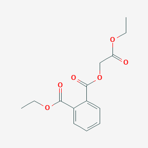 molecular formula C14H16O6 B167182 Ethoxycarbonylmethyl ethyl phthalate CAS No. 84-72-0