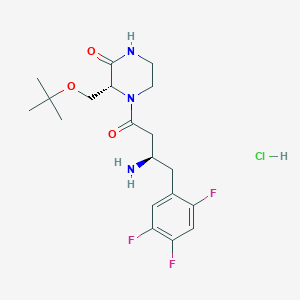 molecular formula C19H27ClF3N3O3 B1671823 Evogliptin HCl CAS No. 1246960-27-9
