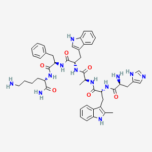 molecular formula C47H58N12O6 B1671829 Hexarelin CAS No. 140703-51-1