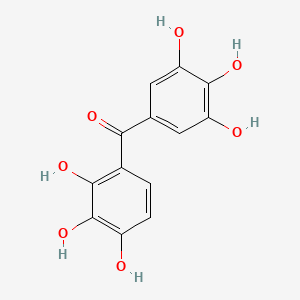 molecular formula C13H10O7 B1671832 Exifone CAS No. 52479-85-3