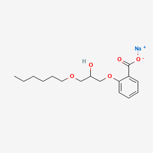 molecular formula C16H23NaO5 B1671834 Exiproben sodium CAS No. 3478-44-2
