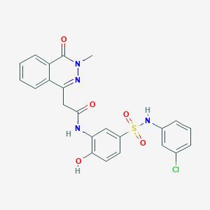 molecular formula C23H19ClN4O5S B1671840 EZ-482 CAS No. 1016456-76-0