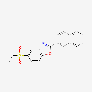 molecular formula C19H15NO3S B1671843 Ezutromid CAS No. 945531-77-1