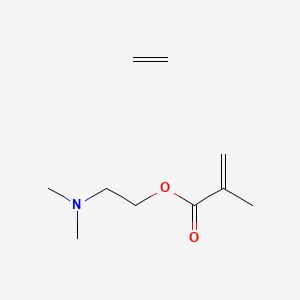 B1671847 2-Propenoic acid, 2-methyl-, 2-(dimethylamino)ethyl ester, polymer with ethene CAS No. 25134-54-7