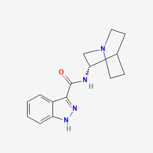 molecular formula C15H18N4O B1671852 Facinicline CAS No. 677306-35-3