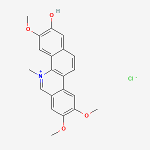 molecular formula C21H20ClNO4 B1671859 Fagaronine Chloride CAS No. 52259-64-0