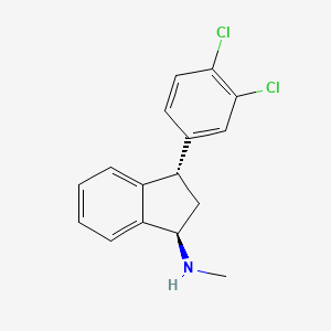 molecular formula C16H15Cl2N B1671863 Indatraline CAS No. 86939-10-8