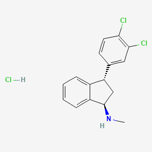 molecular formula C16H16Cl3N B1671864 Indatraline hydrochloride CAS No. 96850-13-4