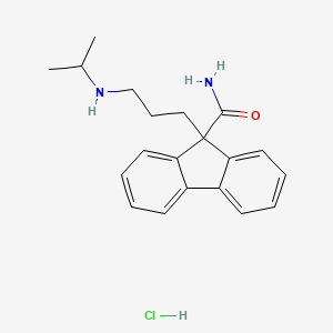 molecular formula C20H25ClN2O B1671867 Indecainide hydrochloride CAS No. 73681-12-6