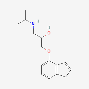 molecular formula C15H21NO2 B1671870 Indenolol CAS No. 60607-68-3